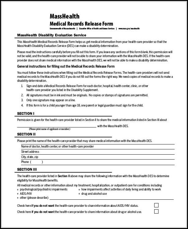 Disability Form For Doctor To Fill Out