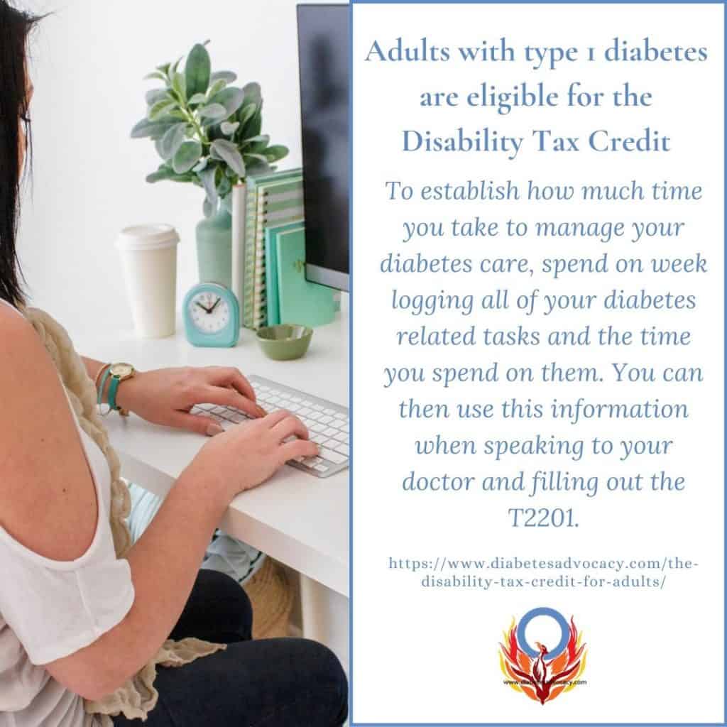 Disability Tax Credit for Canadian adults with type 1 diabetes