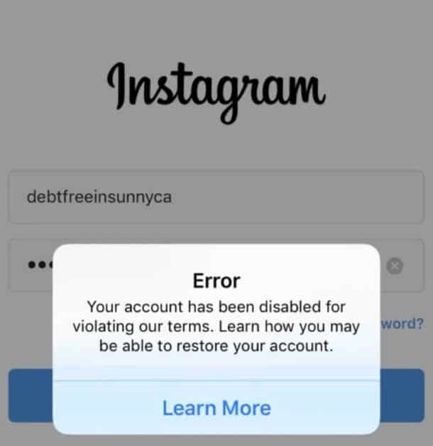 Instagram Account Disabled? Hereâs How I Reactiavated my Account in 37 ...
