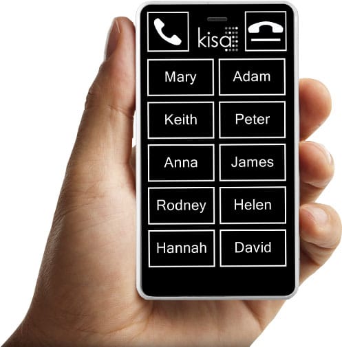 KISA phone is the ultimate simple phone!