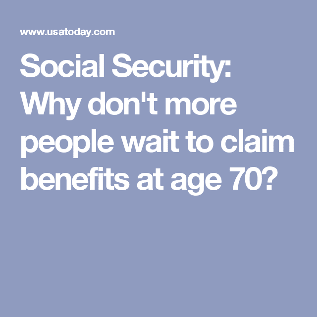 Social Security: Why don